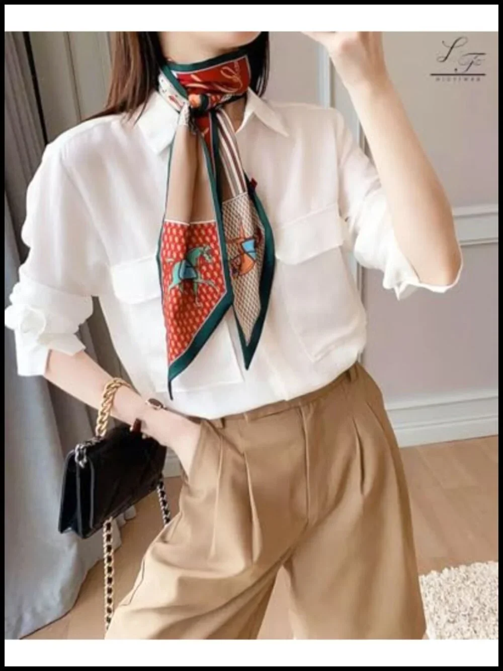 Silky Long Satin Scarf for Women - Multipurpose Headscarf, Hair Neck Scarf,
